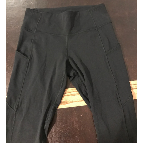 Lululemon Crop II 19" *Non-Reflective Black - Size 10 - Picture 4 of 9